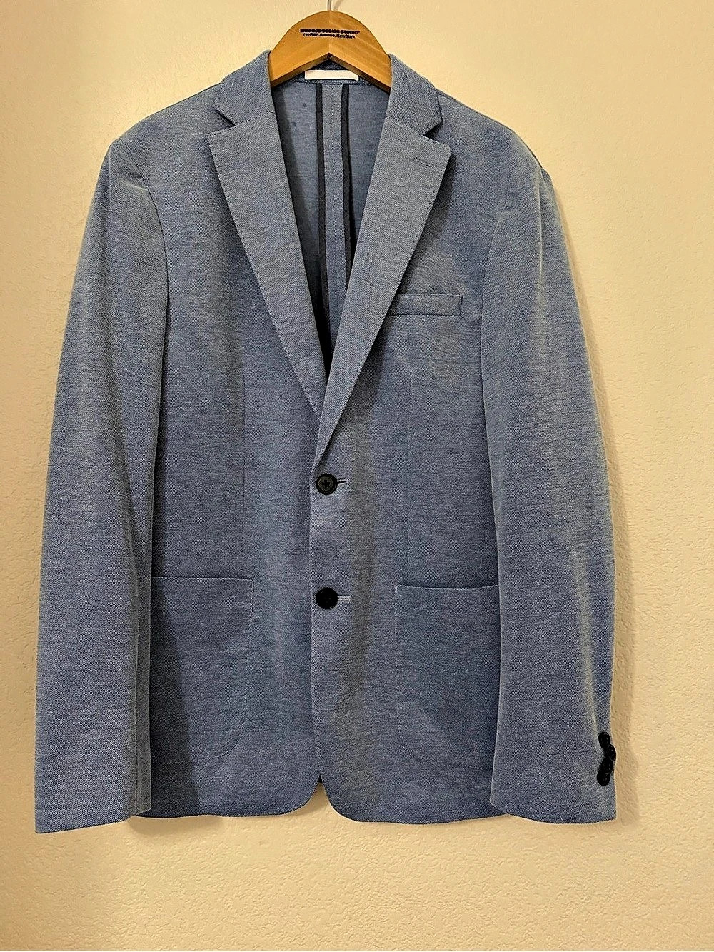 Michael Kors Men's Cotton Blazer in Blue 38R Like New